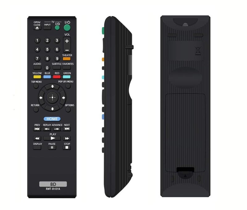 UBay New RMT-B107A Remote Replaced for Sony BLU RAY DVD Player BDP-S570 BDP-S370 BDP-BX37 BDPBX57 BDP-S270 BDP-S470 - Image 1